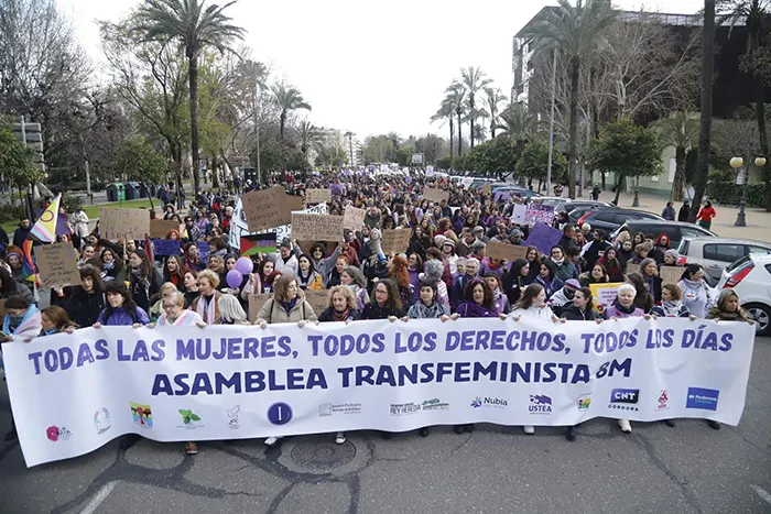 Manifestación del 8M en Córdoba: una sola marcha, un objetivo y división de opiniones