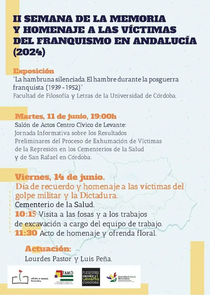 II Semana de la memoria y homenaje a las víctimas del franquismo en Andalucía