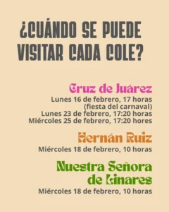 Campaña de la Asociación Vecinal de Valdeolleros para impulsar la matriculación en los centros públicos