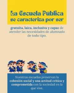Campaña de la Asociación Vecinal de Valdeolleros para impulsar la matriculación en los centros públicos